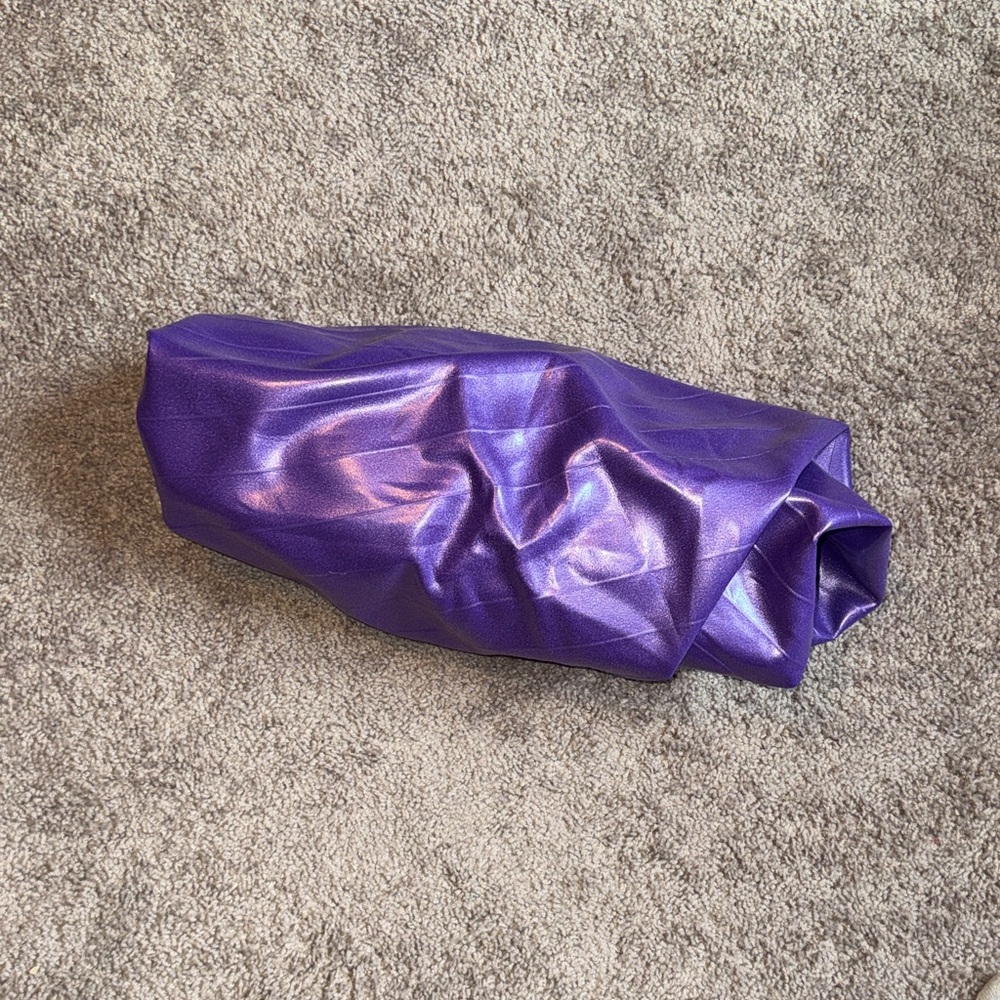 Shiny Purple Exercise Ball